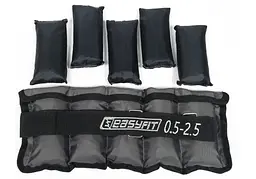 Обтяжувачі EasyFit 0,5-2,5 кг для ніг та рук з металом (EF-AWTМ-525) - мініатюра 2