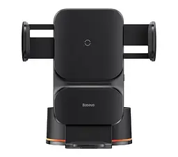 Автомобільний тримач холдер Baseus Wisdom Auto Alignment Car Mount Wireless Charge QI 15W CGZX000101 Black