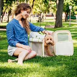 Рюкзак-переноска Waudog Relax Eco для котів та дрібних порід собак до 8 кг (9986) - мініатюра 6