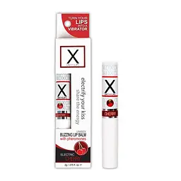 Стимулюючий бальзам для губ унісекс Sensuva X on the Lips Cherry з феромонами, вишня