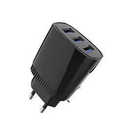 Мережевий зарядний пристрій Aspor A813 (3USB/3.4A)- білий
