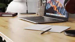Письмовий стіл Ferrum-decor Серії Конект 75x120x60 сірий ДСП Дуб Артізан 16мм (FRD-104215) - мініатюра 4