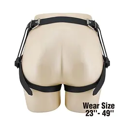 Трусики для страпону Pretty Love Harness Briefs Caludio II (чорний) - мініатюра 2