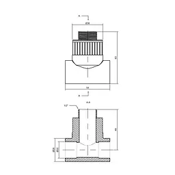 Трійник PPR Thermo Alliance 20х1/2"х20 ЗР DSC3015 - мініатюра 1