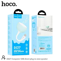 Колонка комп'ютерна Hoco DS27 Computer USB direct plug-in mini speaker USB конектор - мініатюра 2