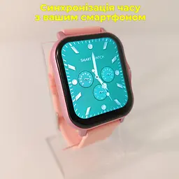 Смарт-годинник Smart Watch Y13 Bluetooth, встановлення власного фону. Колір рожевий - мініатюра 2