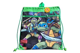 Сумка-мішок для взуття TMNT Черепашки-ніндзя із затяжками та шнурками на плече KH77/001L (KH77/001L)
