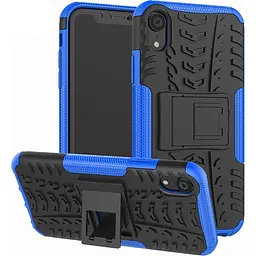 Чохол-накладка Toto Dazzle Kickstand 2 in 1 Case Apple iPhone XR Blue - мініатюра 2