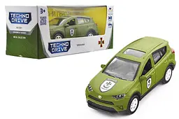 Іграшкова машинка позашляховик Toyota RAV4 Шеврони Героїв Буревий KM6198 TechnoDrive