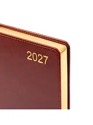 Щоденник 2027 А5 LEO Planner City датований коричневий (252753) - мініатюра 3