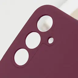 Чохол Silicone Cover Lakshmi Full Camera (AAA) для Samsung Galaxy A56 5G Бордовий / Plum - мініатюра 5