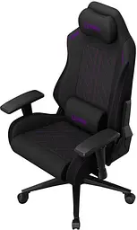 Ігрове крісло Lorgar CHA41 Premium Anti-Stain Fabric Black/Purple (LRG-CHA41-BK-PR) - мініатюра 4