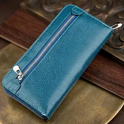 Жіночий клатч-візитниця ST Leather 18861 блакитний - мініатюра 4
