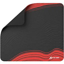 Ігрова поверхня Attack Shark CM02 450x400x4мм Contour Line Black Red