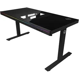 Комп'ютерний стіл Lorgar ELITE 90G Glass Black (LRG-DE90G) - мініатюра 2
