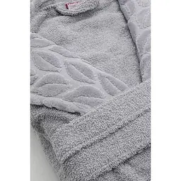 Халат банний Soho Leaves Gray L/XL сірий (L/XL Leaves Gray) - мініатюра 4