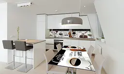 Наклейка на стіл City Coffee ПВХ плівка для меблів кава зерна турка Біла 60х120 см Happy Pocket Z180814