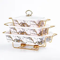 Набір керамічних мармітів TS Kitchen HP001DLS3PC 3шт