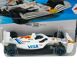 Базова машинка Hot Wheels Formula 1 Visa Cash App Racing Bulls Formula One Team біла (5785) JJJ35-N521 - мініатюра 2