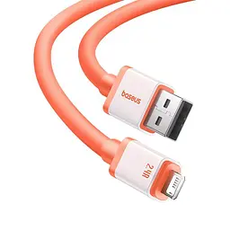 Кабель USB to Lightning для iPhone iPad Baseus Data Cable (1m, 2.4A, 480 Mbps). Orange (P10368803731-00) - мініатюра 2