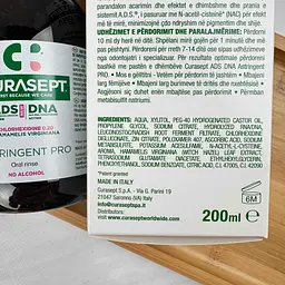 Ополіскувач для ротової порожнини Curasept Astringent Pro 200 мл - мініатюра 3