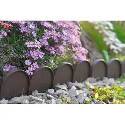Бордюр садовий Prosperplast Garden Line 10 м коричневий (IKRA-R222) - мініатюра 5