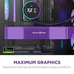 Корпус NZXT H9 Flow RGB Tempered Glass без БЖ Black (CM-H92FB-R1) - мініатюра 3