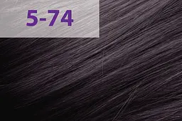 Професійна крем-фарба jNOWA Professional Chromatic Save Siena, відтінок 5/74, 90 мл - мініатюра 2