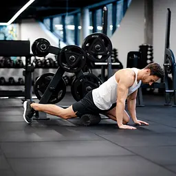 Масажний ролик Gymtek для йоги та фітнесу EVA 33*14см чорно-білий