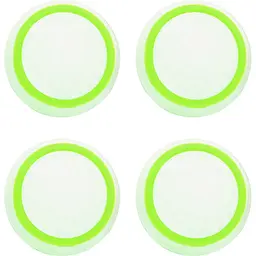 Накладки на стіки Thumb Grips 4-pack для PS4/PS5/Xbox White Green [122996] - мініатюра 1