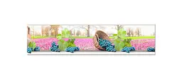 Кухонний фартух Синій виноград вінілова наклейка для кухні поле Природа Рожевий Happy Pocket Z181374 - мініатюра 7