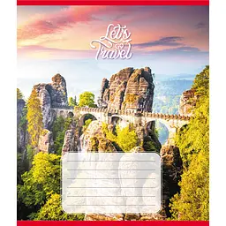 Зошит для школярів "Старовинні місця" 024-590560L-5 у лінію 24 аркуші