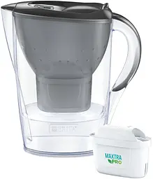 Фільтр-глечик Marella Memo MXPro 2.4л (1.4л очищеної води) з фільтр-картриджем графіт Brita kuh0015620