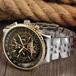 Чоловічий наручний механічний годинник Jaragar Luxury - мініатюра 9