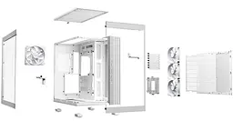 Корпус Be quiet! LIGHT BASE 600 LX white (BGW68) Без БП - мініатюра 4