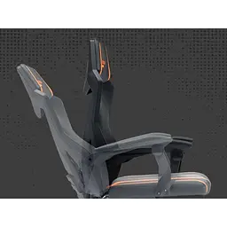 Ігрове крісло Canyon Flow MCH01 Mesh Black Orange (CNE-MCH01) - мініатюра 6