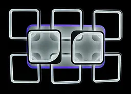 Стельова LED люстра з димерним пультом і підсвічуванням Splendid-Ray 30-3984-10 - мініатюра 5