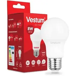 Лампочка Vestum A55 8W 4100K 220V E27 (1-VS-1107)