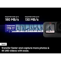 Карта пам'яті Samsung 256GB microSDXC class 10 UHS-I U3 V30 Pro Plus (MB-MD256SB/WW) - мініатюра 5