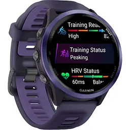 Смарт-годинник Garmin Forerunner 570 47mm Indigo Aluminium with Translucent Imperial Purple/Indigo Band (010-02971-02) [142391] - мініатюра 3