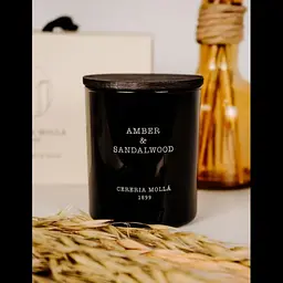Ароматична свічка Cereria Molla Amber & Sandalwood 230 г - мініатюра 5