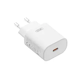 Мережевий зарядний пристрій XO CE25 PD25W USB-C Fast Charger Білий