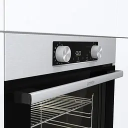 Духова шафа Gorenje електрична 77 л, A+, дисплей, нержавіюча сталь - мініатюра 3