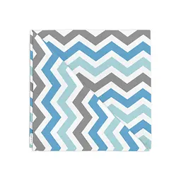 Набір із 4-х серветок 30х30 GREY BLUE ZIGZAG COSAS (4822052067246) - мініатюра 2