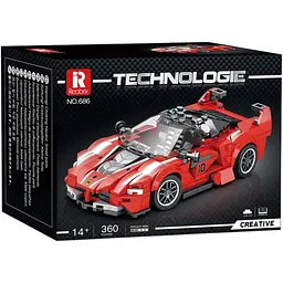 Конструктор Reobrix Technologie Ferrari FXX-K V2 (686) [160324] - мініатюра 3
