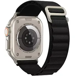 Ремінець Alpine Loop для Apple Watch 42(ser.1-3)/44/45/46/49mm (m/l) Чорний / Black - мініатюра 2