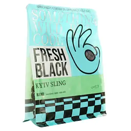 Кава в зернах Fresh Black Blend Kyiv Sling new 200 г - мініатюра 3