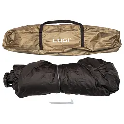 Намет туристичний Lugi LU-019GR двомісний 200 * 200 * 140 см армійський зелений - мініатюра 12