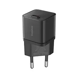 Мережевий зарядний пристрій Baseus GaN5S Fast Charger 1C 20W EU чорний P10162503113-00 - мініатюра 5