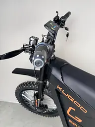 Пітбайк KUGOO Wish 01 MAX BLACK EDITION 52V 2000W 35Ah | Чорний | з підсиленою рамою, гідравлічними гальмами та пневматичним амортизатором - мініатюра 6
